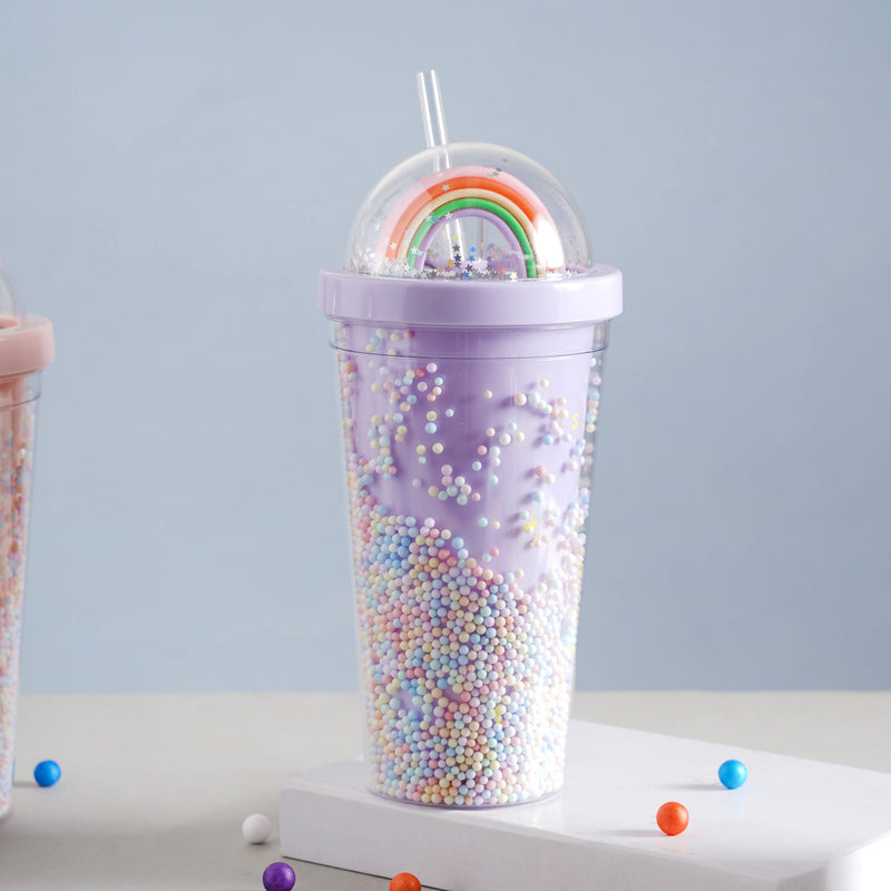 Rainbow Tumbler- Sippers, water bottle, sipping bottle | Water Bottle for Travelling & Gym