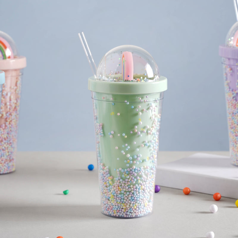 Rainbow Tumbler- Sippers, water bottle, sipping bottle | Water Bottle for Travelling & Gym