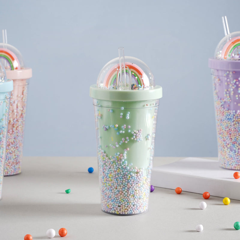 Rainbow Tumbler- Sippers, water bottle, sipping bottle | Water Bottle for Travelling & Gym