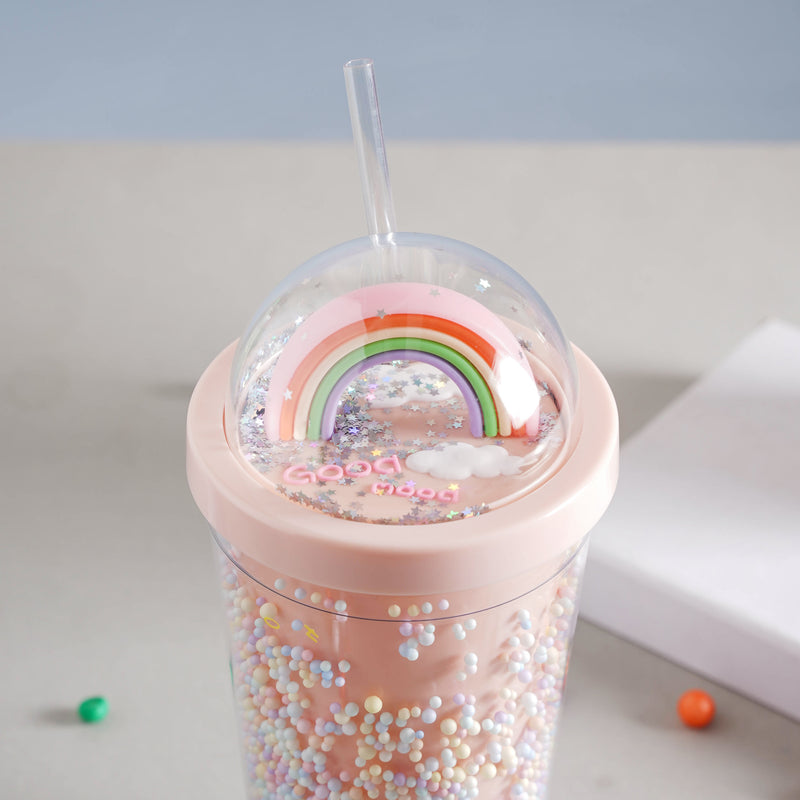 Rainbow Tumbler- Sippers, water bottle, sipping bottle | Water Bottle for Travelling & Gym
