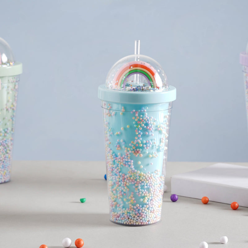 Rainbow Tumbler- Sippers, water bottle, sipping bottle | Water Bottle for Travelling & Gym