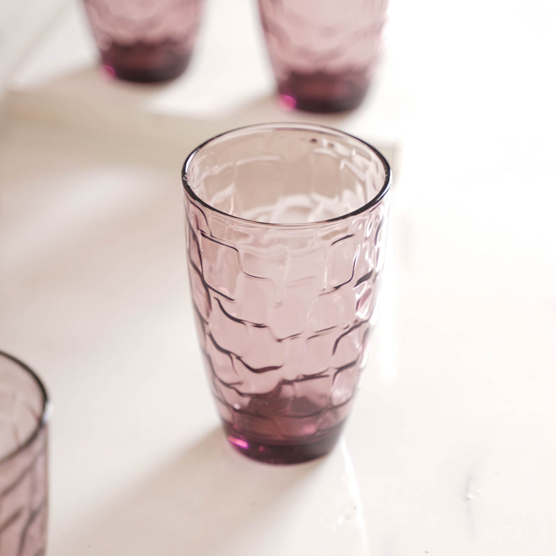 Mauve Orchid Water Tumbler Set of 6