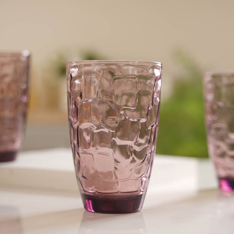 Mauve Orchid Water Tumbler Set of 6