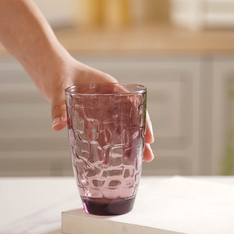 Mauve Orchid Water Tumbler Set of 6