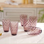 Glass Water Tumbler Set of 6