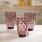 Glass Water Tumbler Set of 6