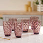 Glass Water Tumbler Set of 6