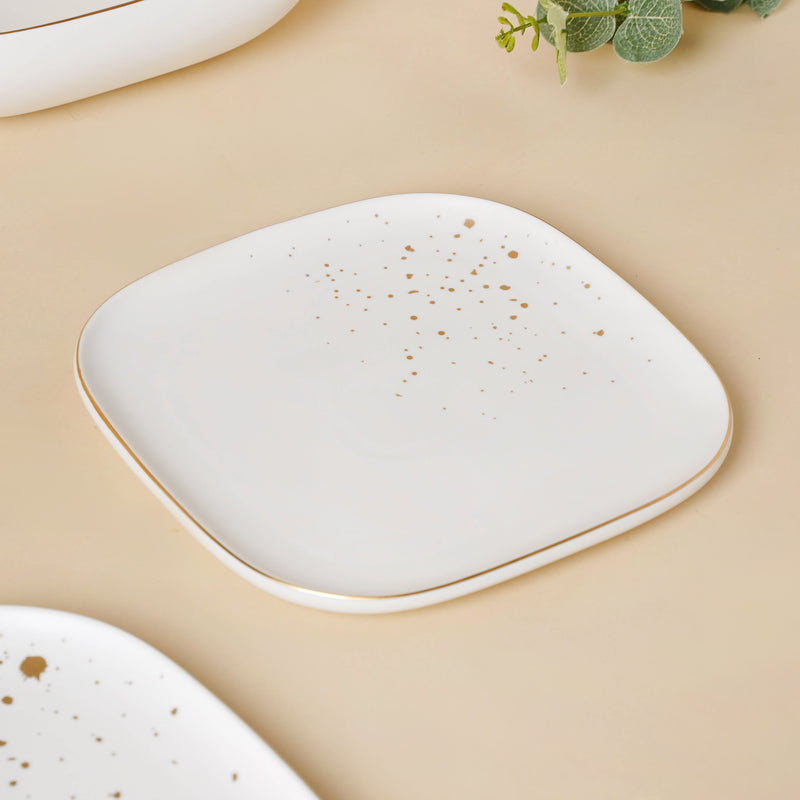 CARA White 21 Piece Dinner Set For 6