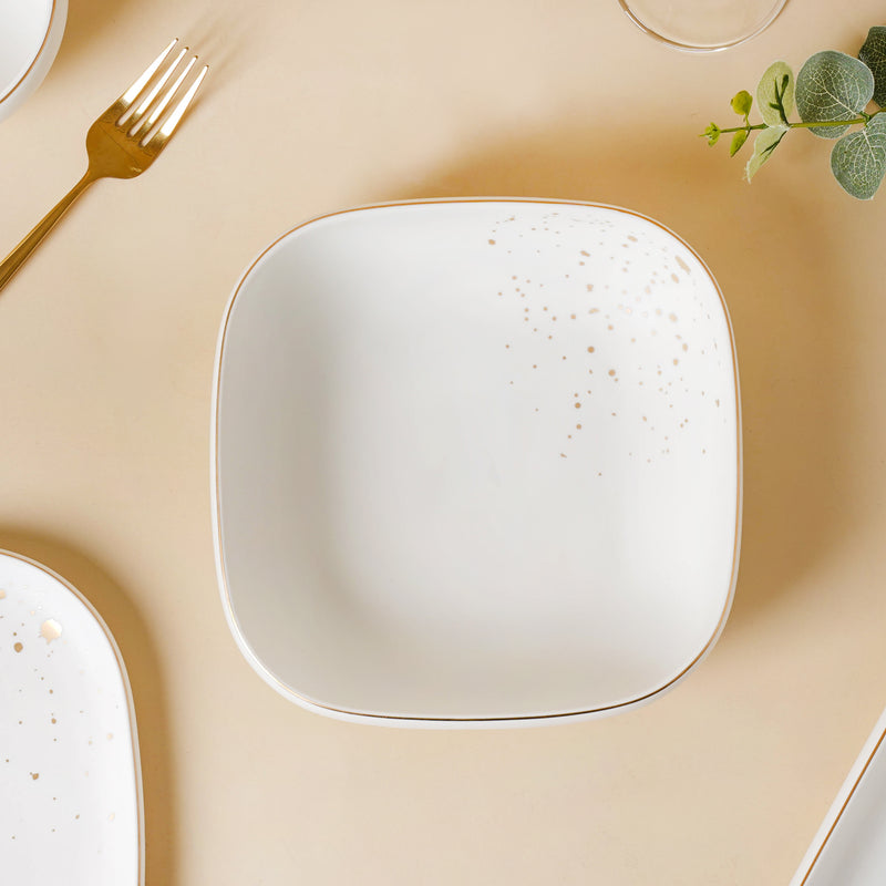 CARA White 21 Piece Dinner Set For 6