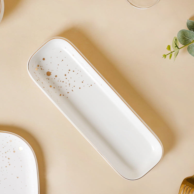 CARA White 21 Piece Dinner Set For 6