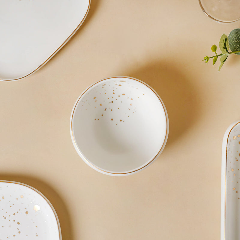 CARA White 21 Piece Dinner Set For 6