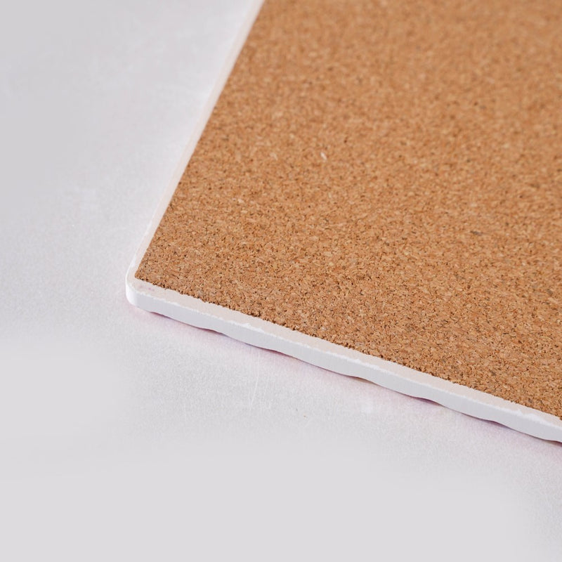 Orange Art Square Ceramic Tiled Trivet