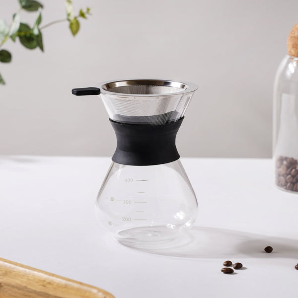 Manual Drip Coffee Maker With Filter Large