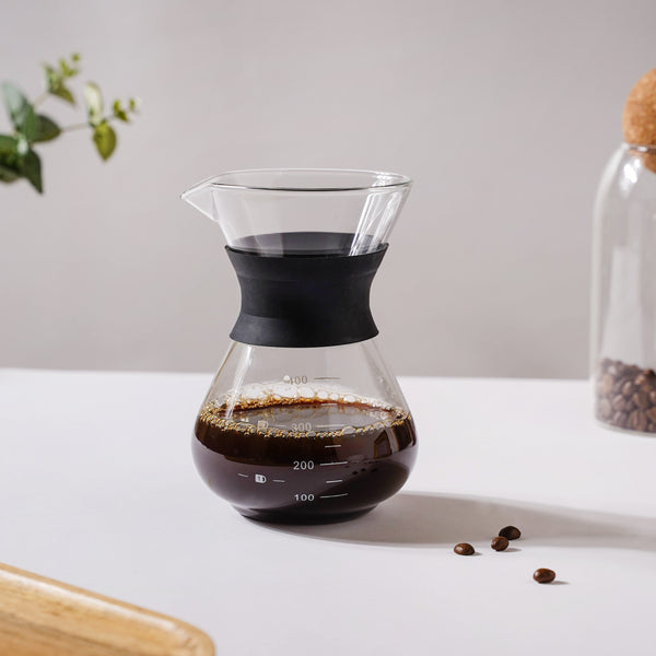 Manual Drip Coffee Maker With Filter Large- Coffee filter, coffee pot, coffee strainer | Coffee Pot and Filter for Dining table & Home decor