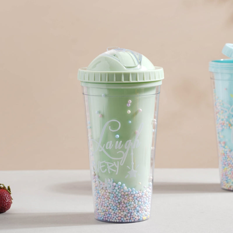 Confetti Cup and Straw- Sippers, water bottle, sipping bottle | Water Bottle for Travelling & Gym