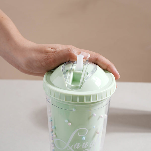 Confetti Cup and Straw