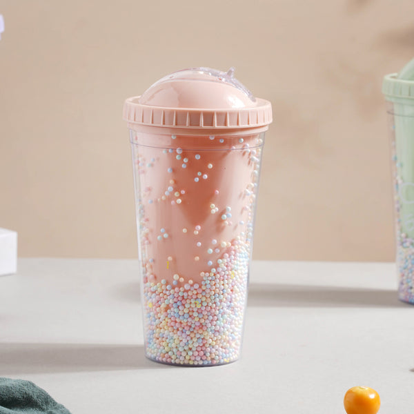 Confetti Cup and Straw