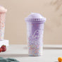 Confetti Cup and Straw- Sippers, water bottle, sipping bottle | Water Bottle for Travelling & Gym