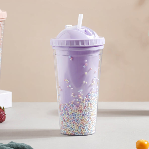 Confetti Cup and Straw