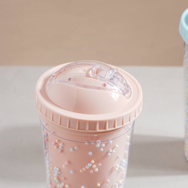 Confetti Cup and Straw