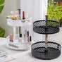 Rotating Metal Storage Rack Black - Kitchen Organiser