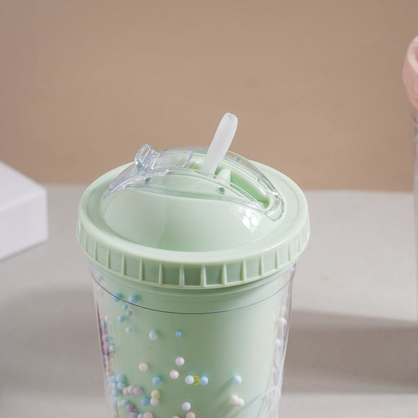 Confetti Cup and Straw