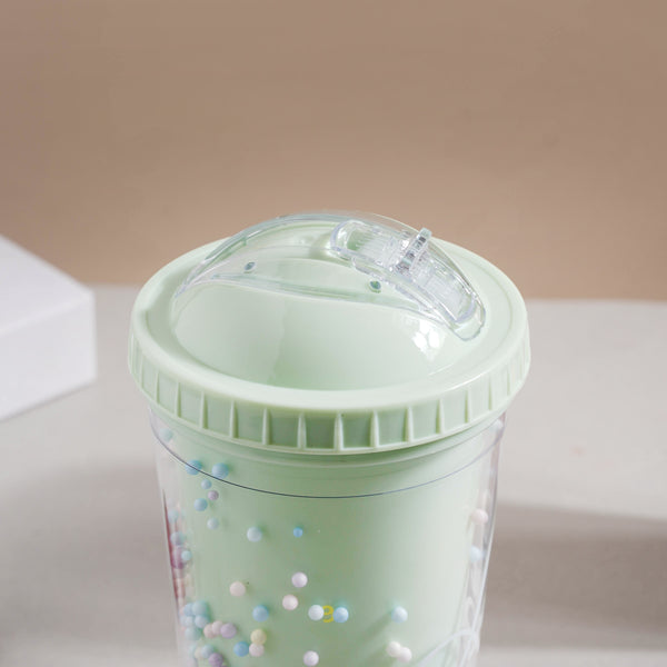 Confetti Cup and Straw