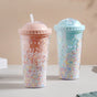 Confetti Cup and Straw- Sippers, water bottle, sipping bottle | Water Bottle for Travelling & Gym