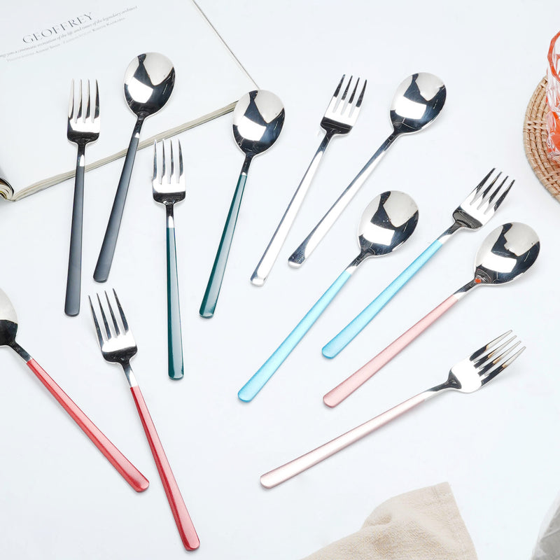 Stainless Steel Spoon and Fork Set