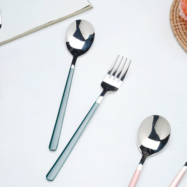 Stainless Steel Spoon and Fork Set