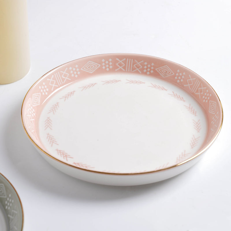 Azo Pink 27 Piece Dinner Set For 6