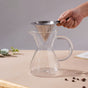 Manual Hand Drip Coffee Maker- Coffee filter, coffee pot, coffee strainer | Coffee Pot and Filter for Dining table & Home decor