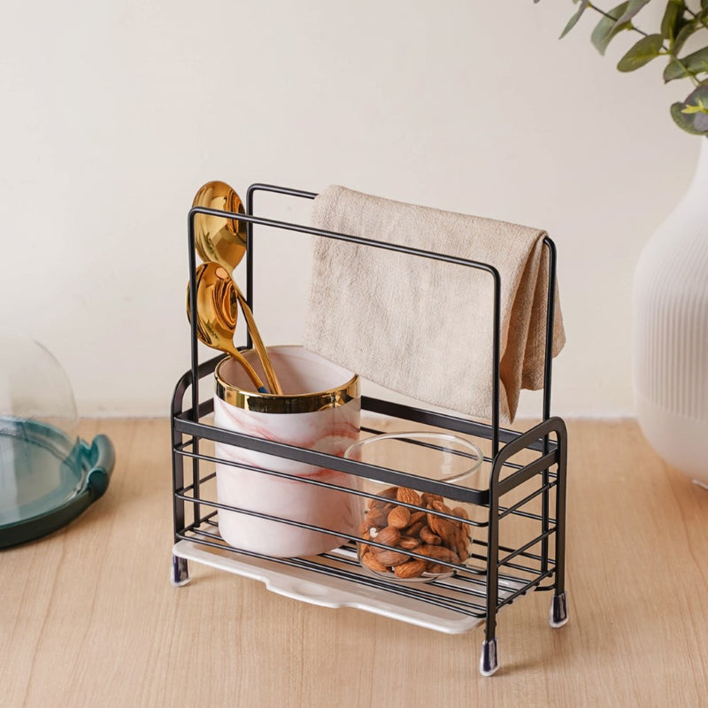 Metal Storage Rack For Sink - Kitchen Organiser
