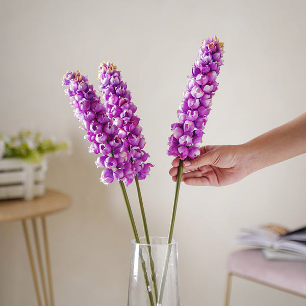 Hyacinth Stem - Artificial flower | Home decor item | Room decoration item