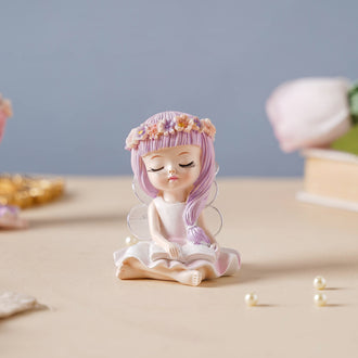 Fairy With Book Showpiece Small - Showpiece | Home decor item | Room decoration item