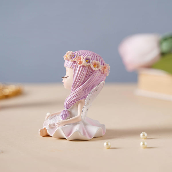 Fairy With Book Showpiece Small - Showpiece | Home decor item | Room decoration item