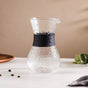 Textured Glass Manual Drip Coffee Maker Pot 900ml- Glass coffee pot, juice pot, drip coffee maker | Coffee pot for Dining table & Home decor