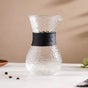 Textured Glass Manual Drip Coffee Maker Pot 900ml- Glass coffee pot, juice pot, drip coffee maker | Coffee pot for Dining table & Home decor