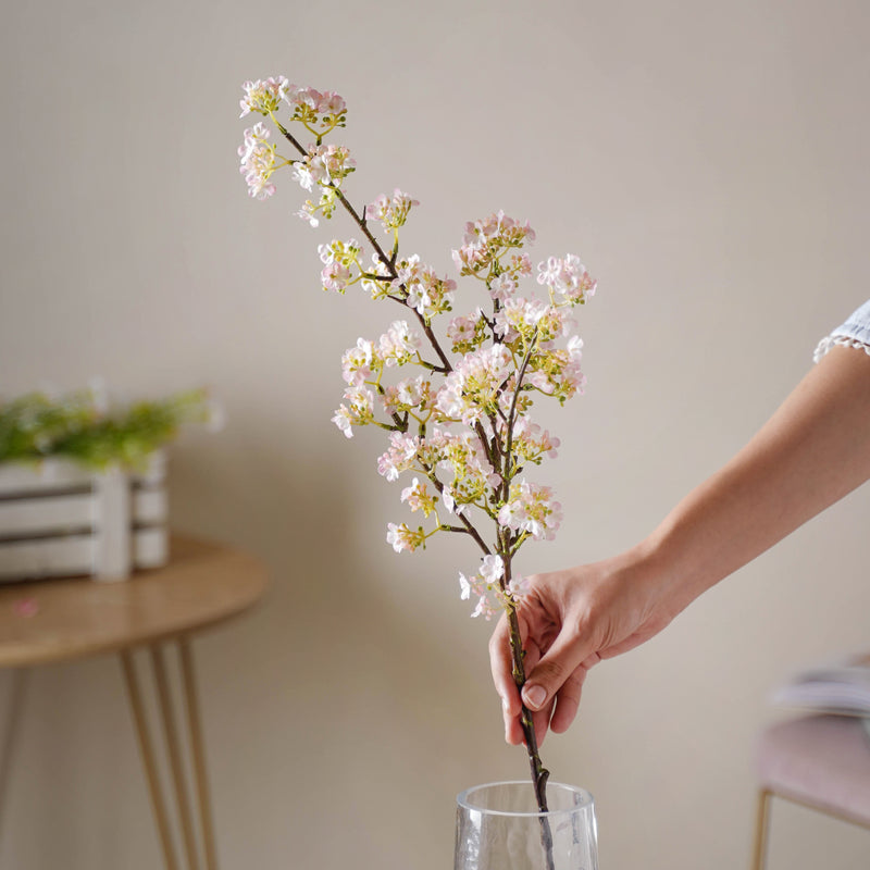 Pear Blossom Stem - Artificial flower | Flower for vase | Home decor item | Room decoration item