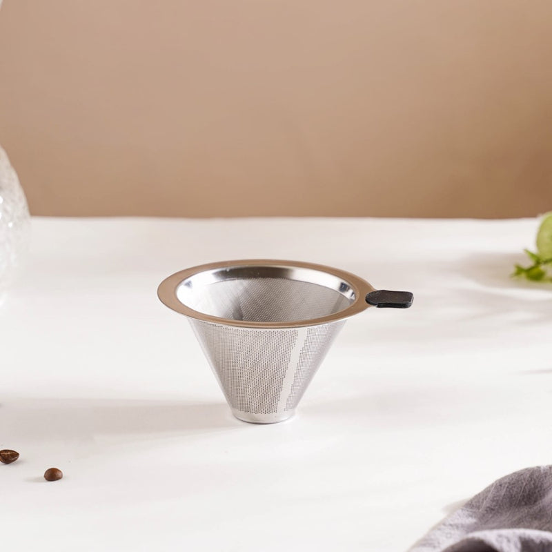 V60 Drip Coffee Filter With Silicon Grip- Coffee filter, coffee strainer | Coffee Filter for Pot & Home decor