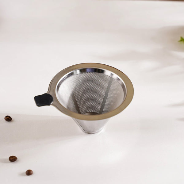 V60 Drip Coffee Filter With Silicon Grip- Coffee filter, coffee strainer | Coffee Filter for Pot & Home decor