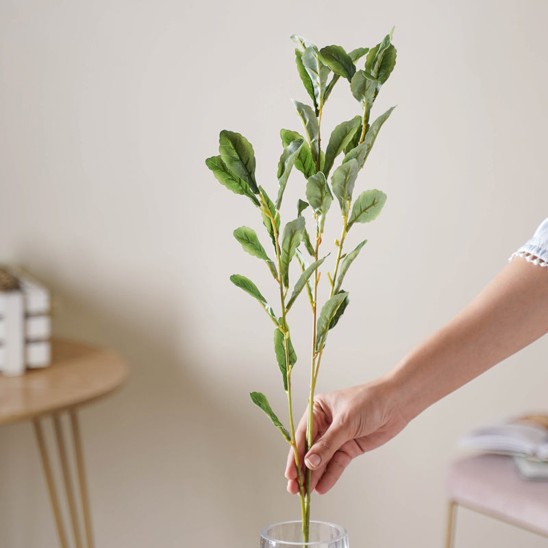Tall Leaf Stem - Artificial Plant | Flower for vase | Home decor item | Room decoration item