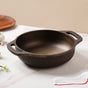 Empress Cast Iron Ultra Smooth Flat Base Kadai 9 Inch - Cast Iron Cookware