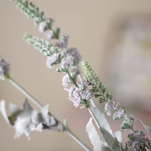 Tall Leaf And Flower Branch