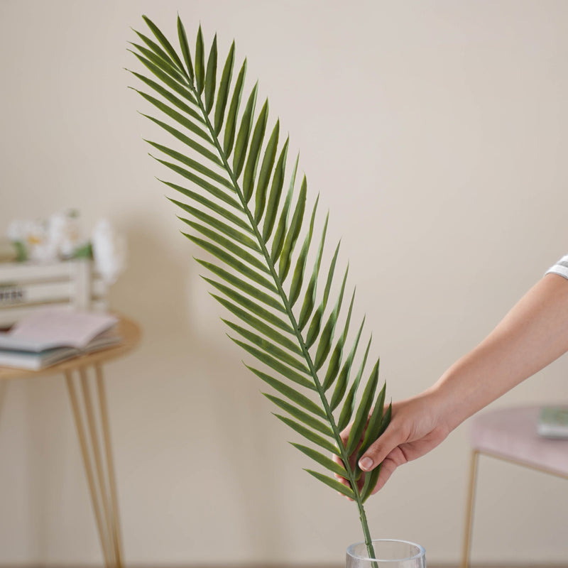 Large Green Leaf - Artificial flower | Home decor item | Room decoration item