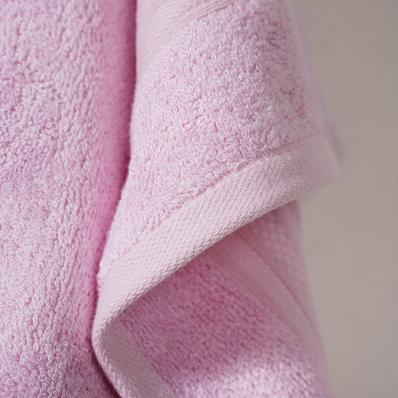 Salty Sea Bamboo Blend Pink Towel Set of 2
