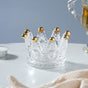 Crystal Glass Decor Accent Set of 2 - Candle holder | Home decoration item