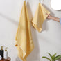 Sunshine Yellow 100% Organic Cotton Towel Set of 2