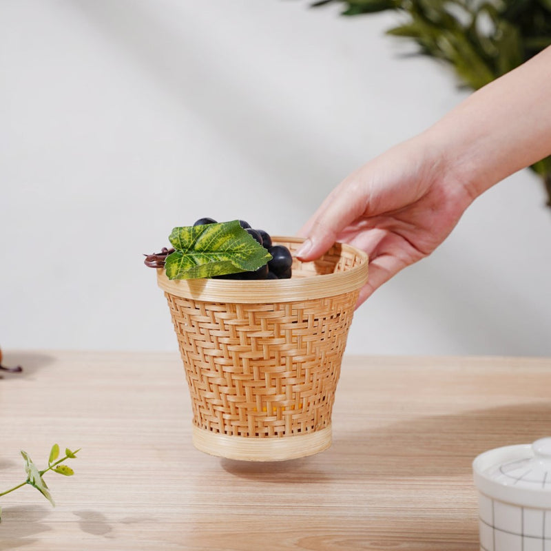 Knitted Bamboo Utility Basket - Basket | Organizer