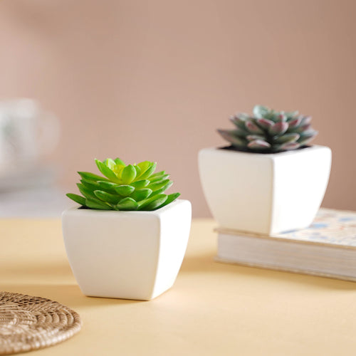 Faux Succulent Plant - Artificial flower | Home decor item | Room decoration item